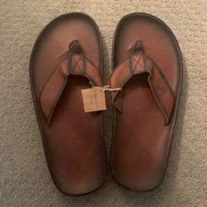 Men’s Leather Flip Flops